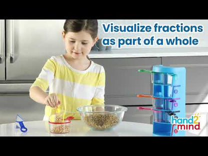 Learning Resources Rainbow Fraction® Measuring Cups (Set Of 4)