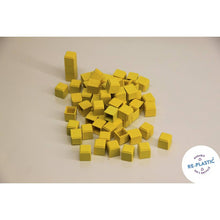 Interlocking Plastic Base Ten Units, Set of 100 (Yellow)