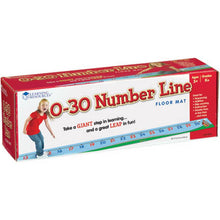 0-30 Number Line Floor Mat