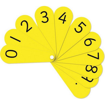 Pupil Number Fans - Pack of 10