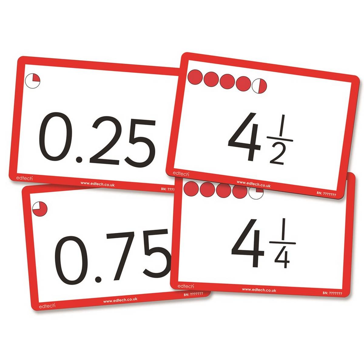 Fraction & Decimal Counting Cards