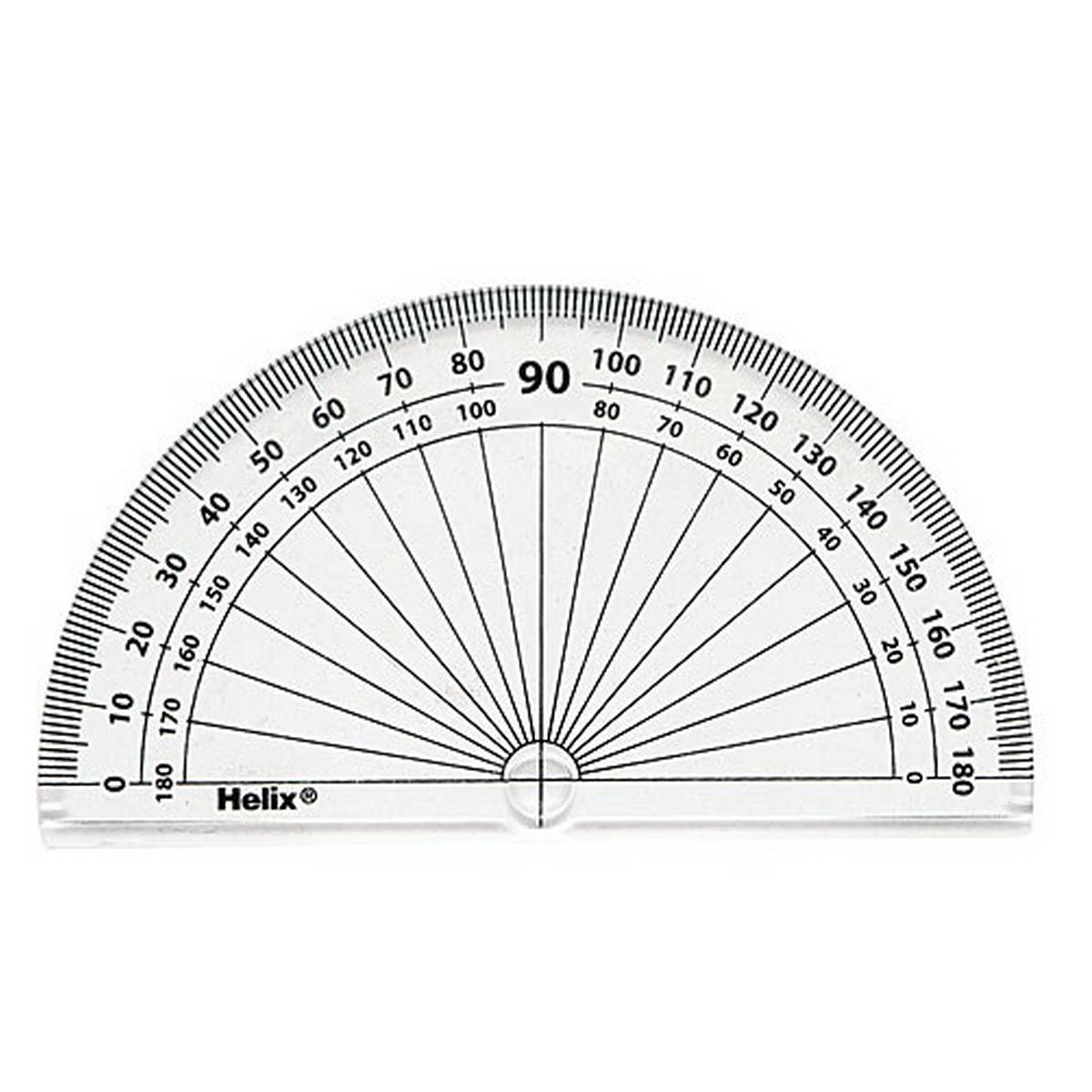 Plastic Protractor 4" (10cm)