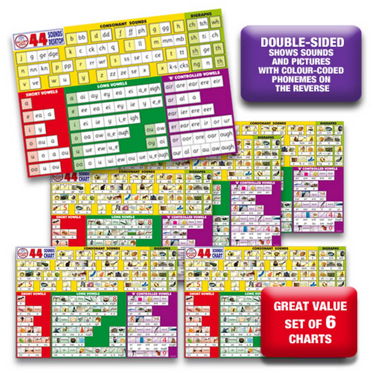 44 Sounds Desk - Top Set of 6