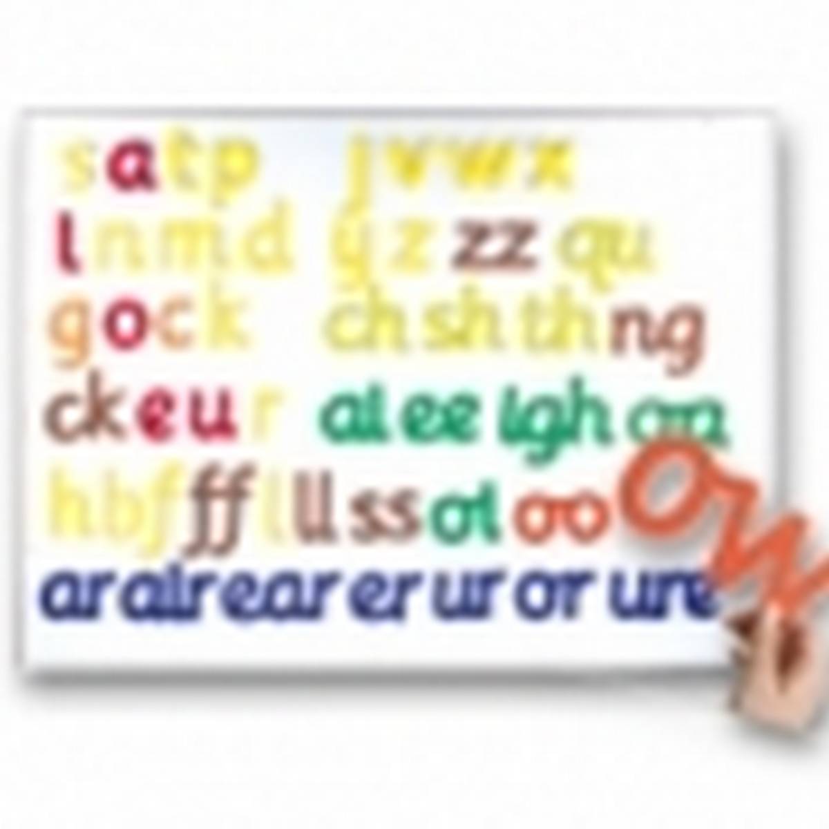 50 Large Magnetic Letter Sounds