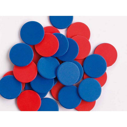 Red & Blue Counters Pack of 200