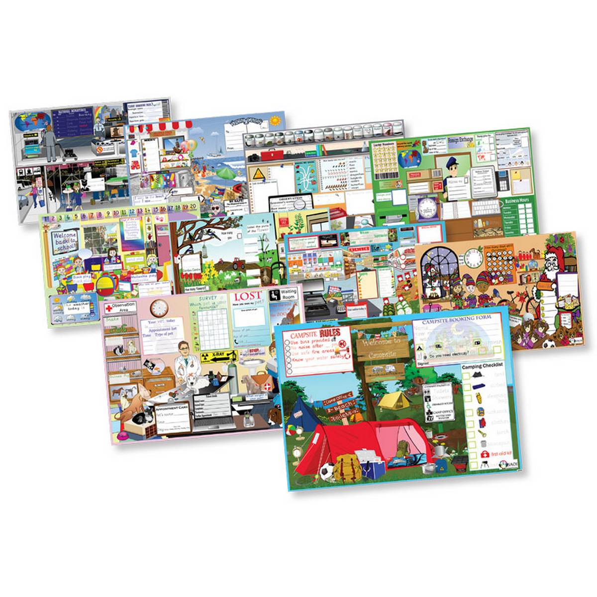 Aistear Activities Set of 10 Scene Setters