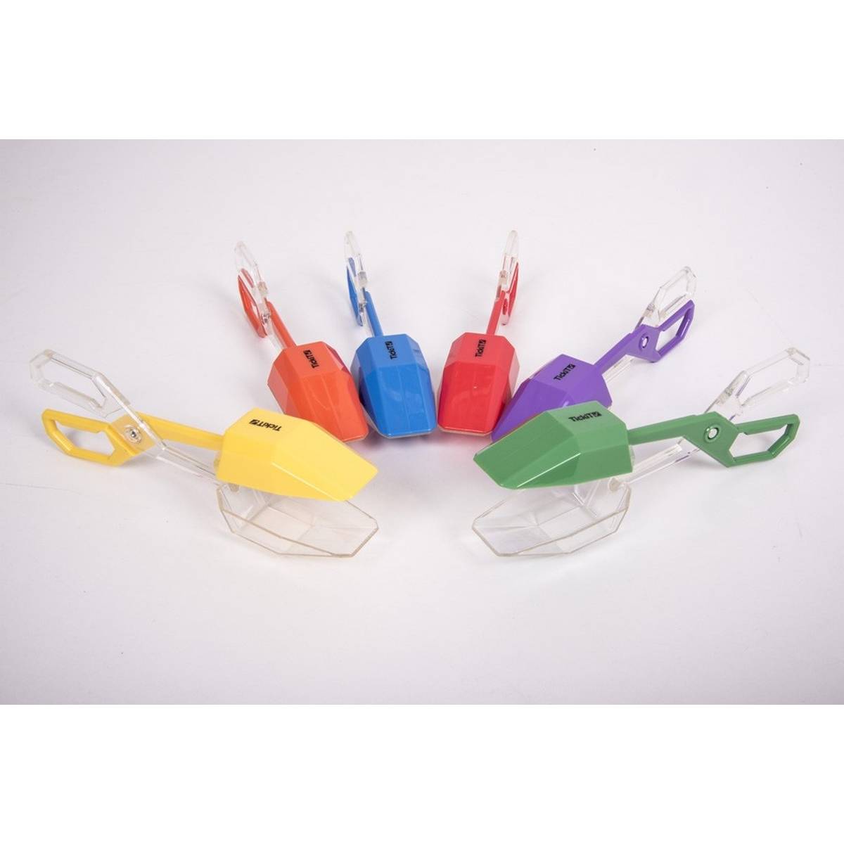 Rainbow Tongs Pack of 6