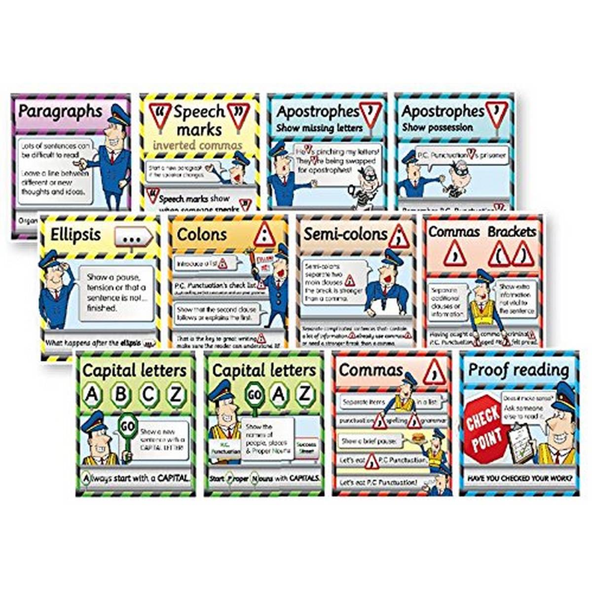 Punctuation Police Frieze