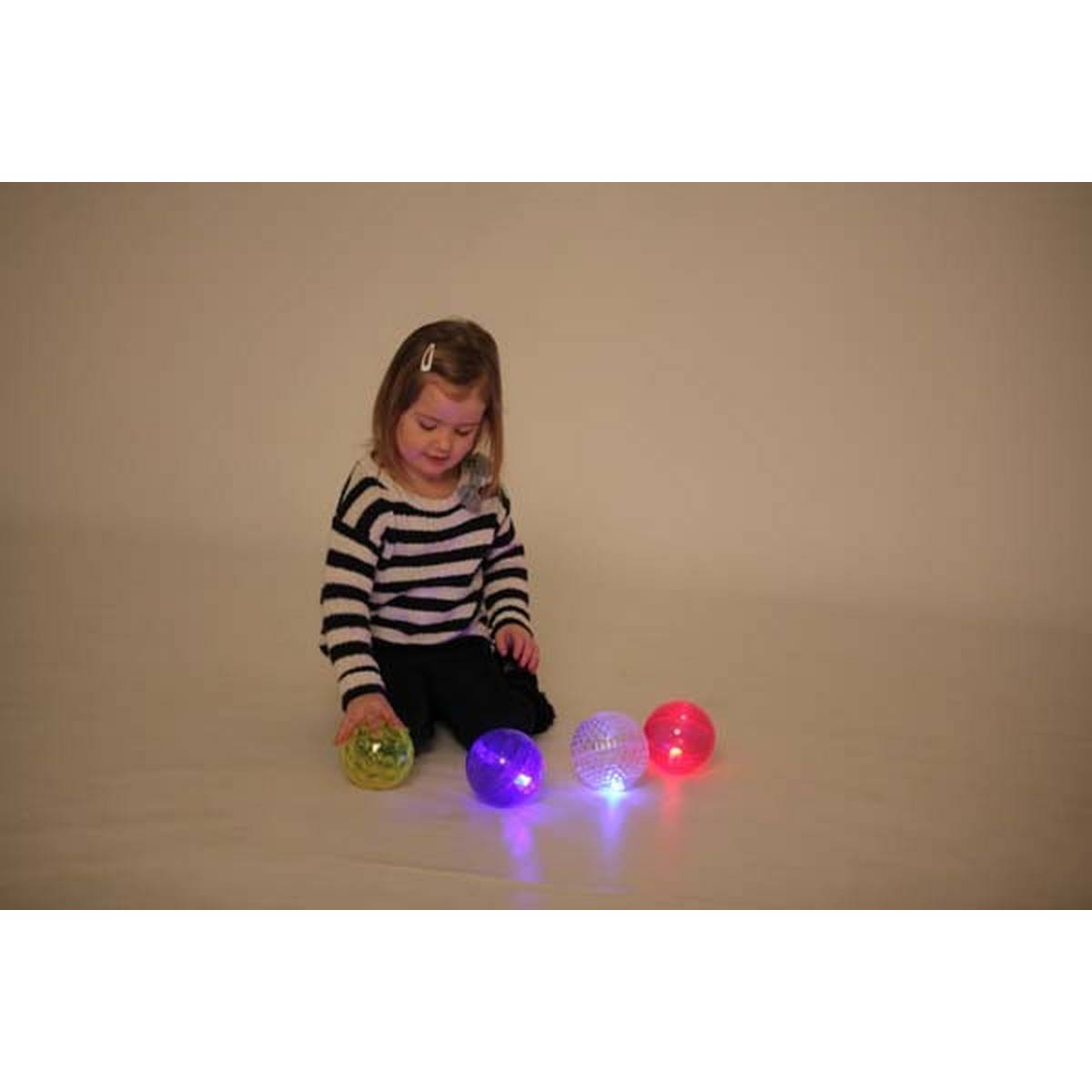 Large Textured Sensory Light Ball Set of 4