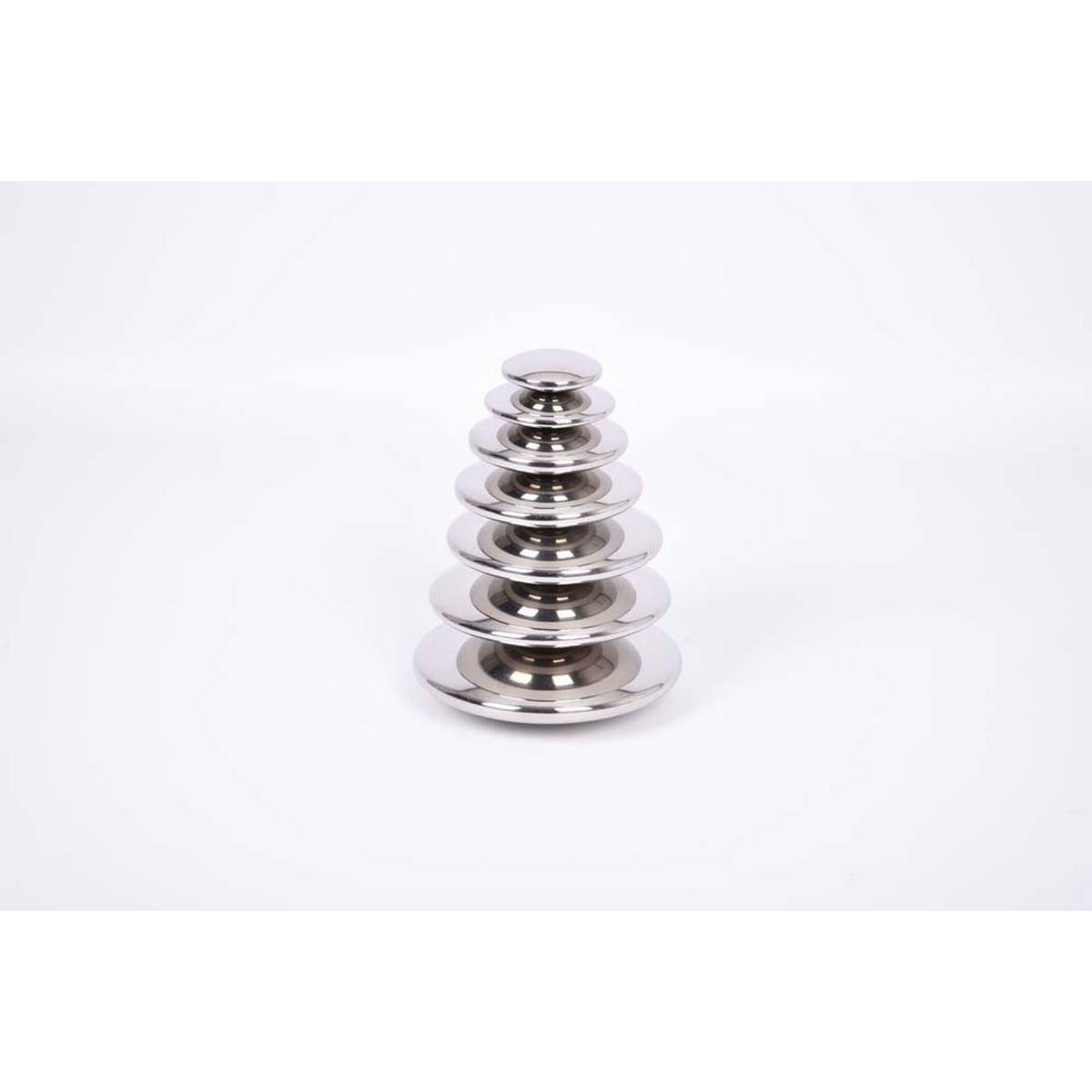 Sensory Silver Reflective Buttons - Set of 7