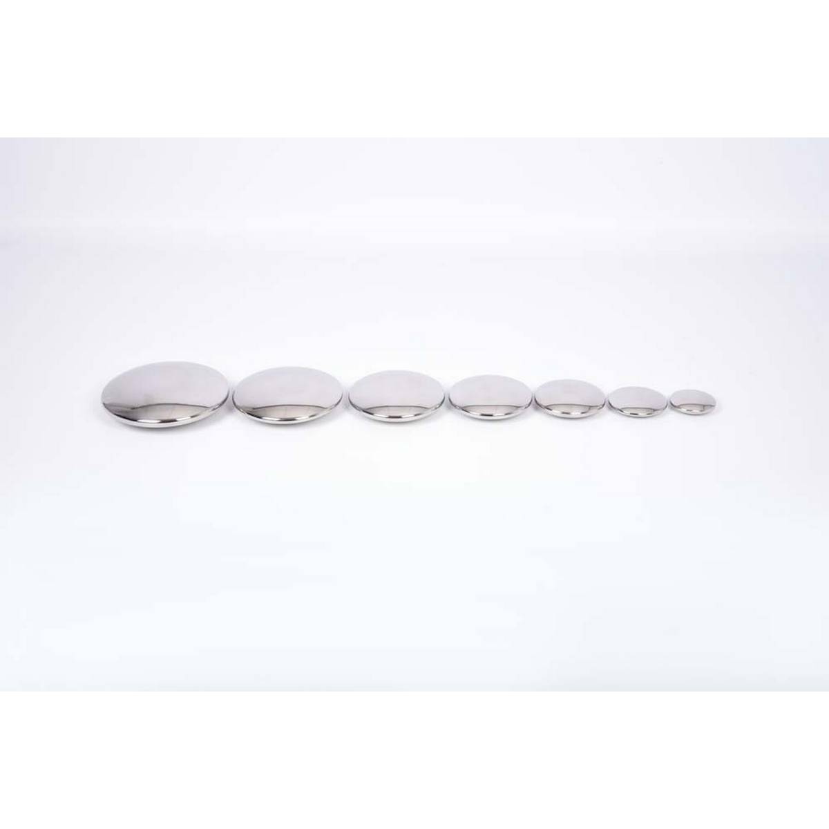 Sensory Silver Reflective Buttons - Set of 7