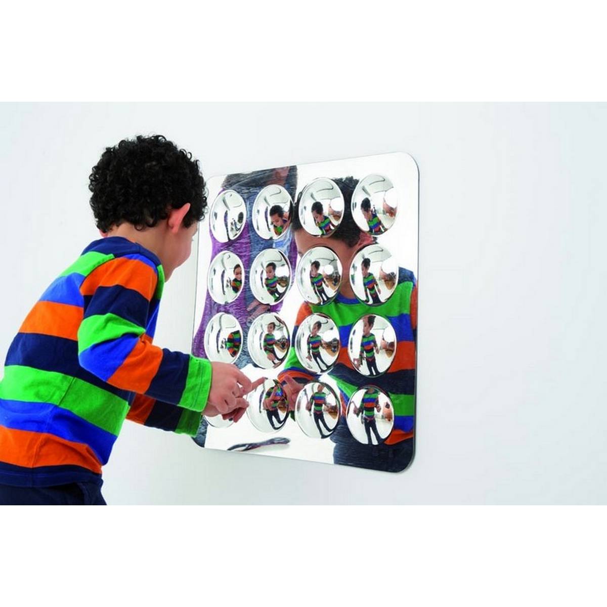 Large 16-Domed Acrylic Mirror Panel - 490mm