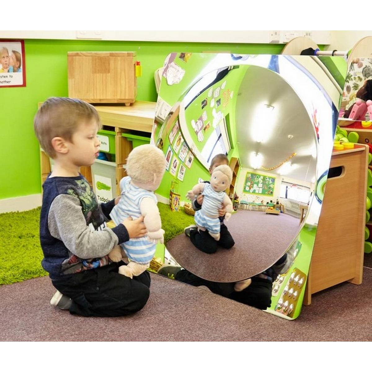 Giant Single Dome Acrylic Mirror Panel - 780mm