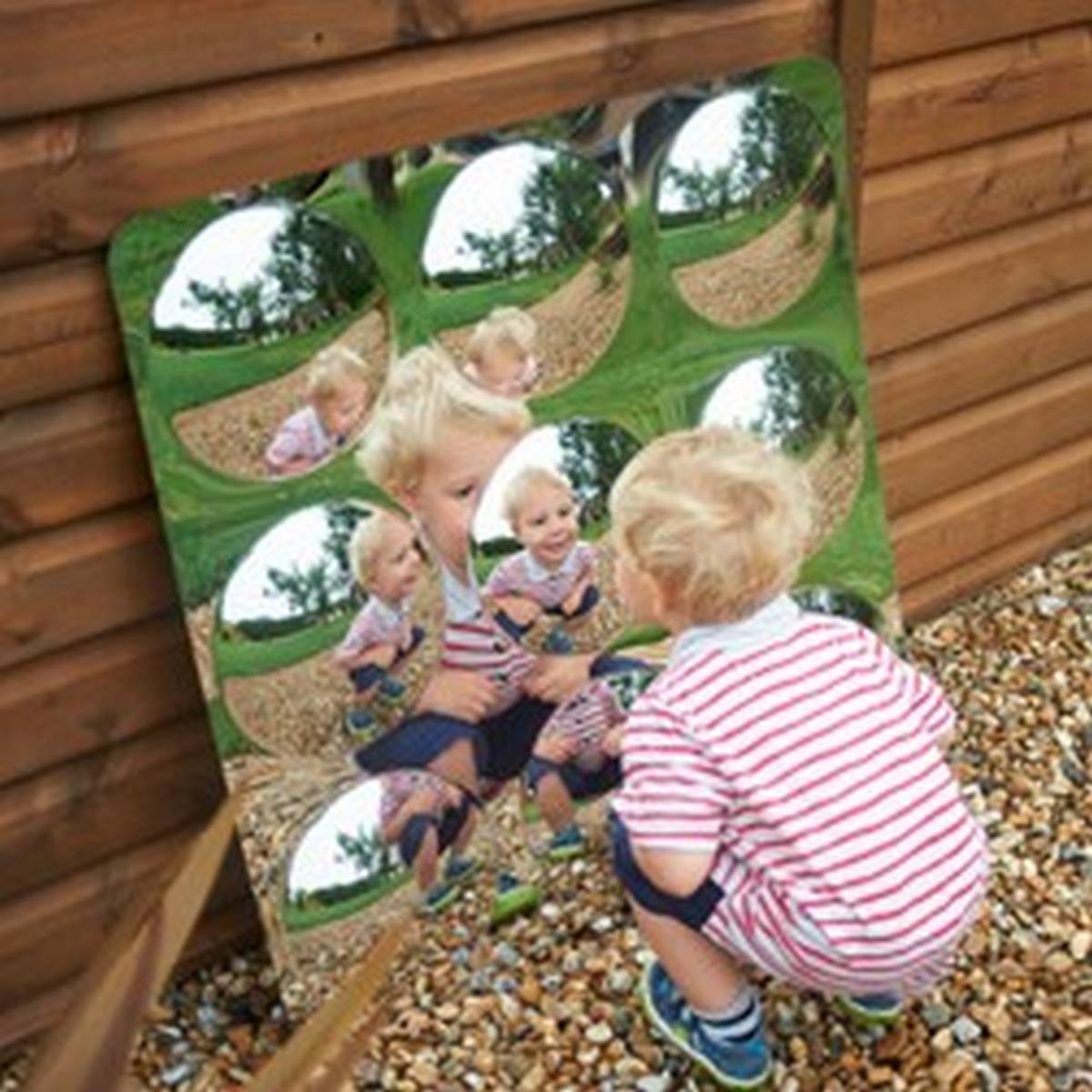 Giant 9-Domed Acrylic Mirror Panel - 780mm