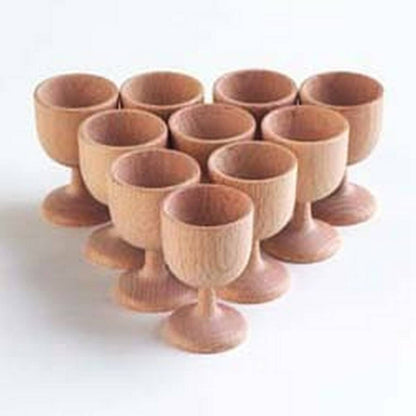 Wooden Egg Cups - pack of 10 
