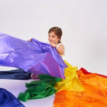 Rainbow Habutae Fabric Pack - Pack of 7