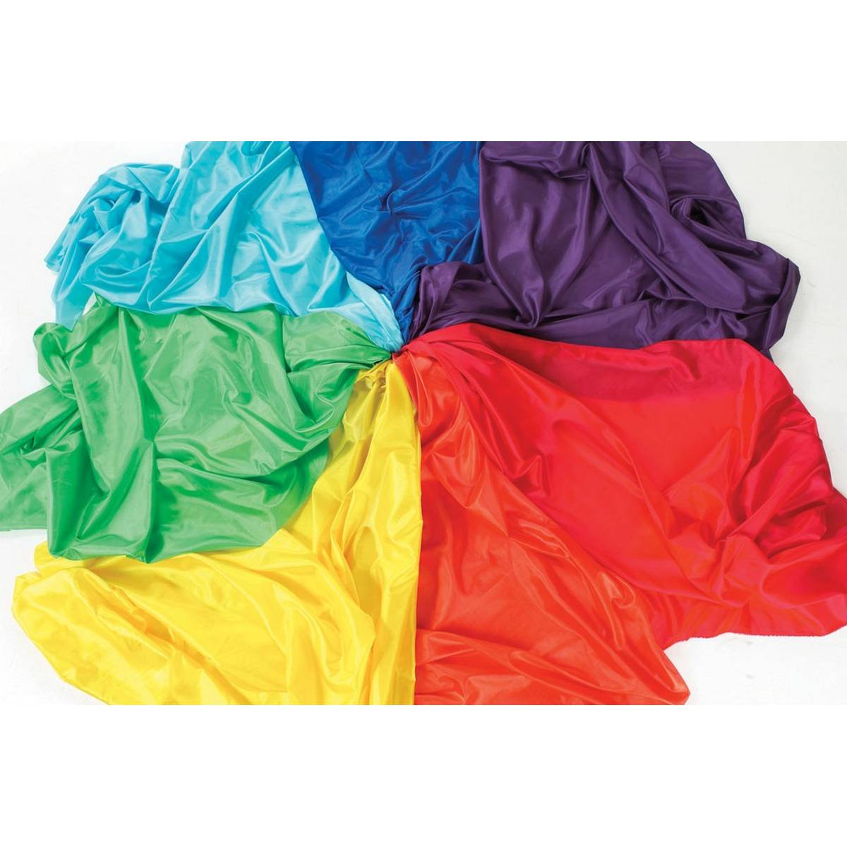 Rainbow Habutae Fabric Pack - Pack of 7