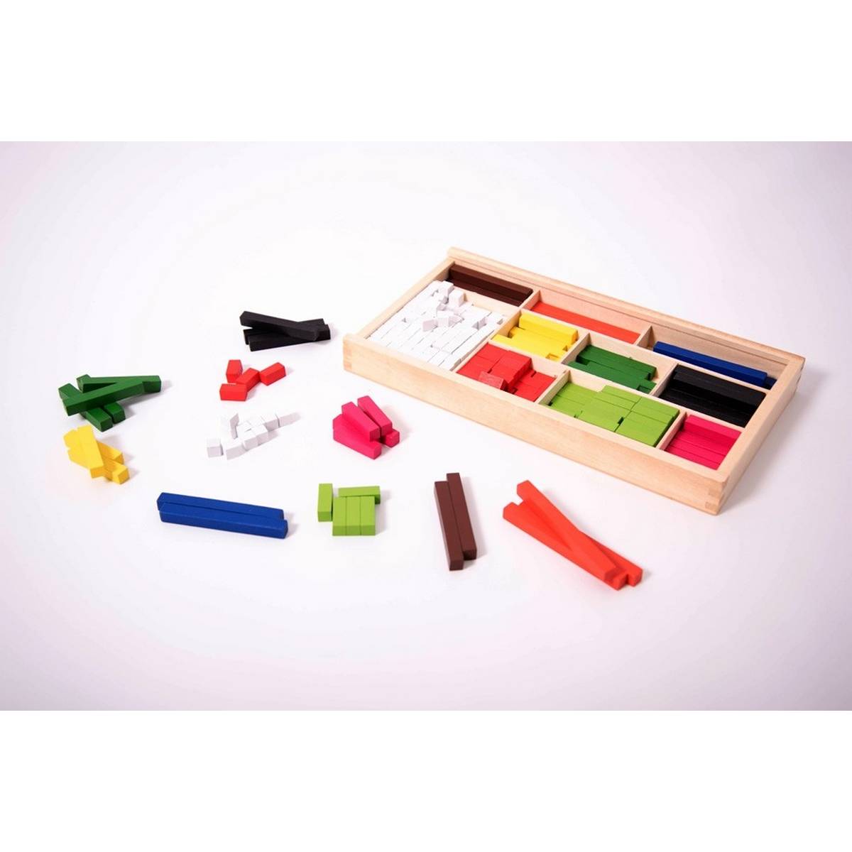 Wooden Cuisenaire Rods Pack of 308