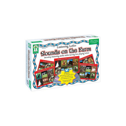 Sounds on the Farm Board Game (Listening Lotto)