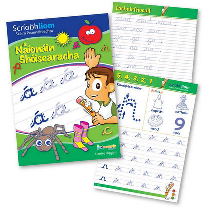 Scríobh Liom do Naíonáin Shóisearacha (Book & Practice Copy Set)