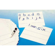 A4 Lined Write and Wipe Boards Pack of 30