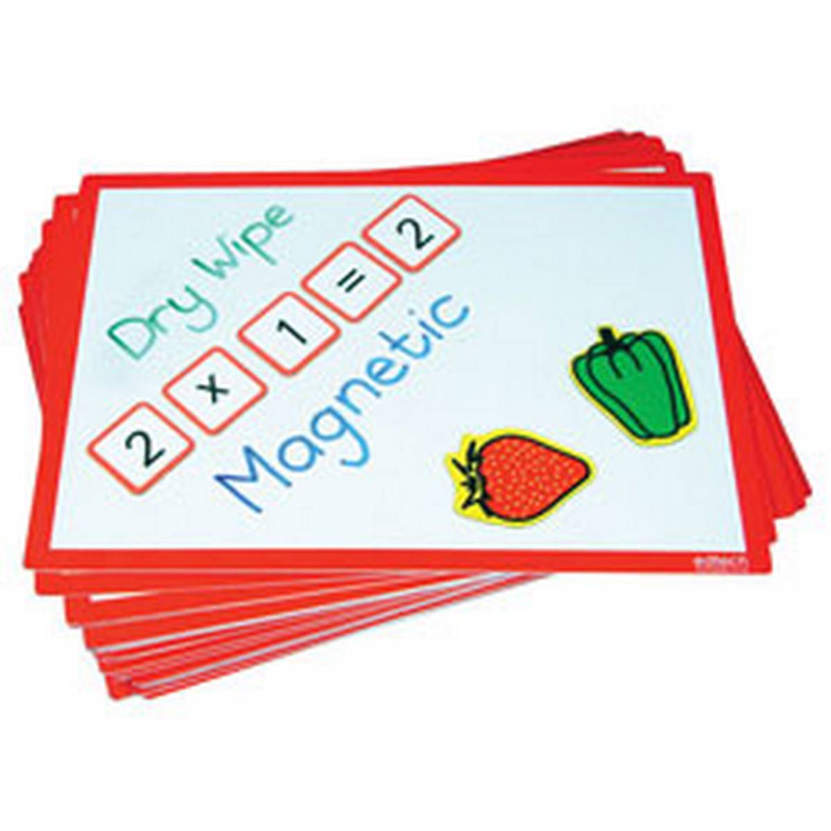 A4 Magnetic Write 'n' Wipe Board - Pack of 30