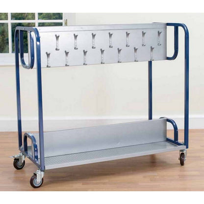 Tuf Steel Classroom Cloakroom Trolley (stores 30 coats)