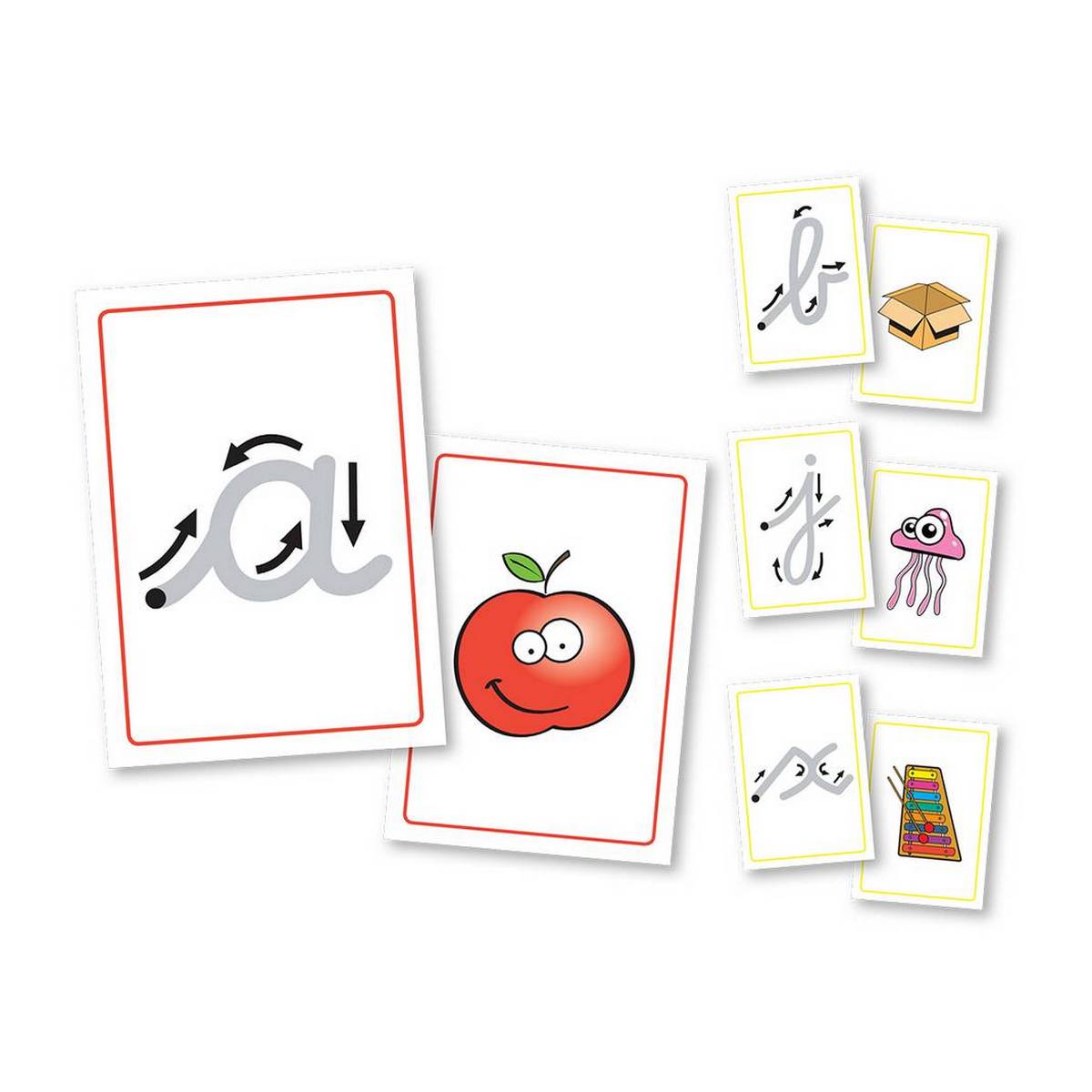 Just Cursive Teacher's Letters & Pictures Cards