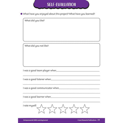 Entrepreneurial Skills in the Classroom Pupils Learning Journal - Lower Primary	