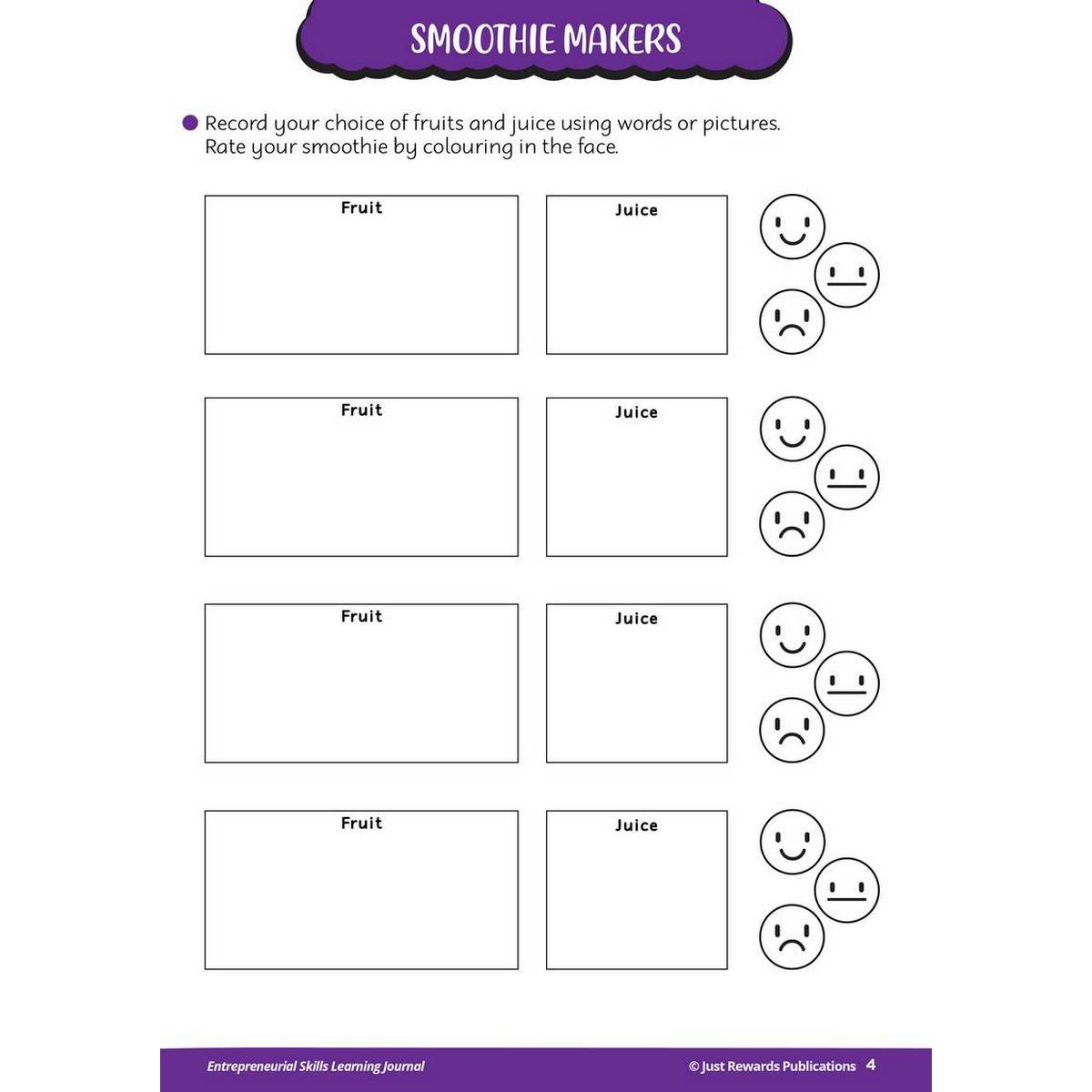 Entrepreneurial Skills in the Classroom Pupils Learning Journal - Lower Primary	