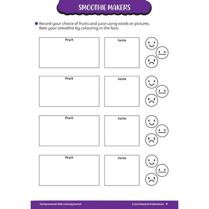 Entrepreneurial Skills in the Classroom Pupils Learning Journal - Lower Primary	