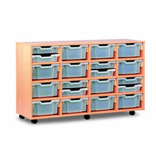 12 Deep and 8 Shallow Unit Clear Tray Combination Unit