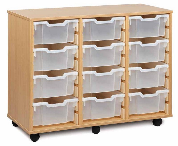 12 Deep Tray Unit Clear