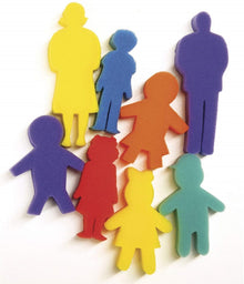 Paint Sponges - People Set - 8 Pieces