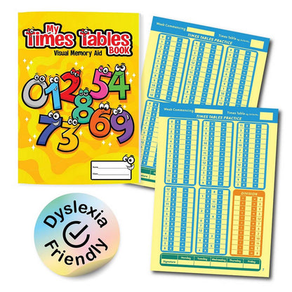 My Times Table Book (Dyslexia friendly version)