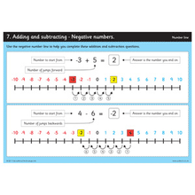 Number Line Workcards Pack of 8