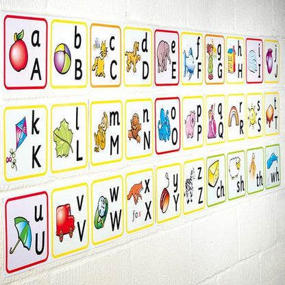 Alphabet Frieze - Cursive Script