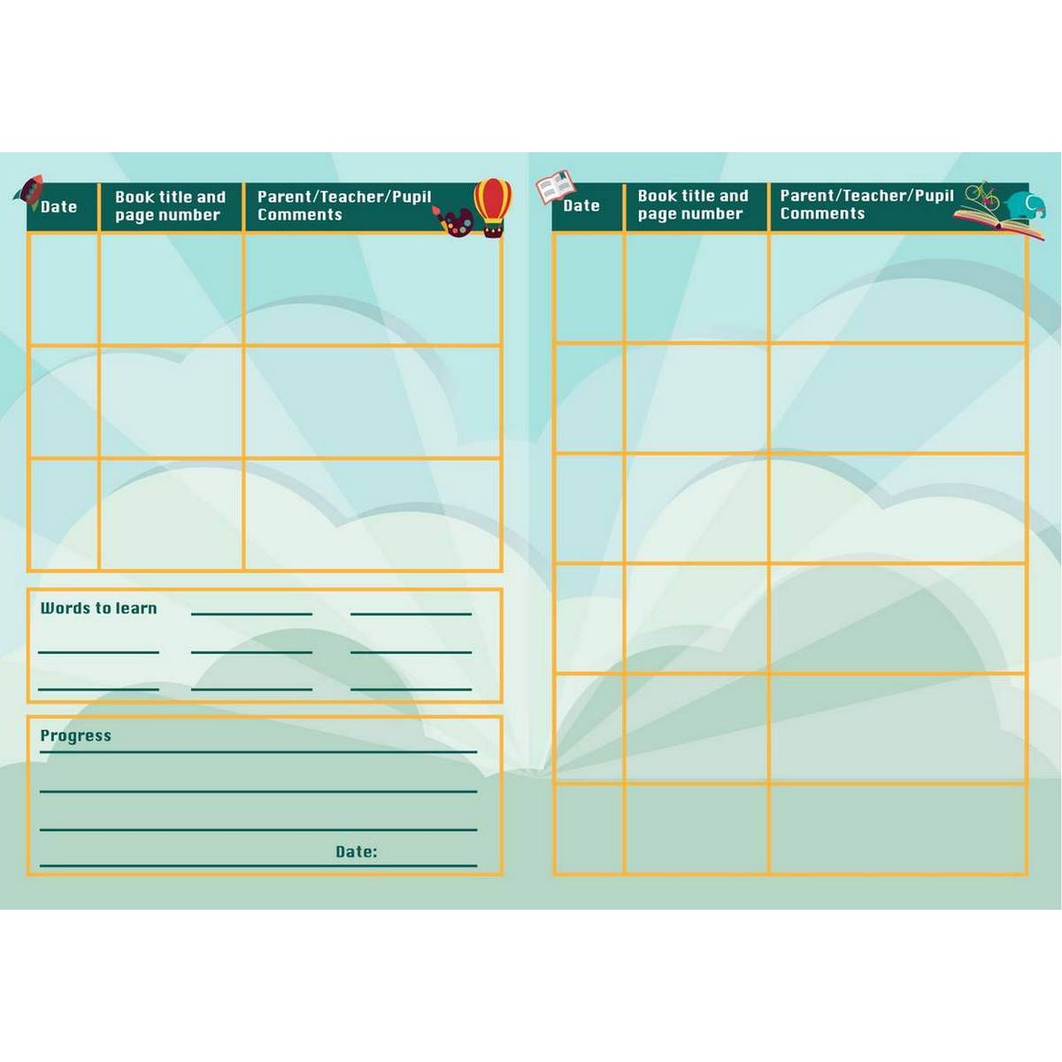 My Reading Record Book