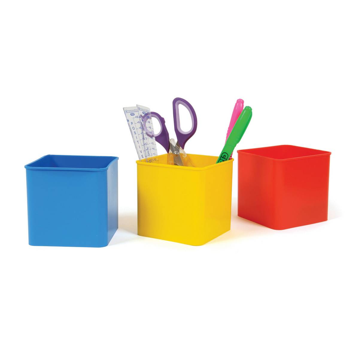Square Storage Desk Pots Set of 12