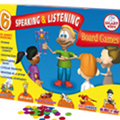 Speaking & Listening Board Games x 6