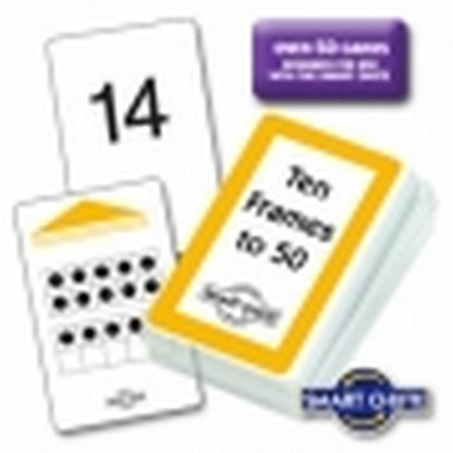 Ten Frames to Fifty Chute Cards