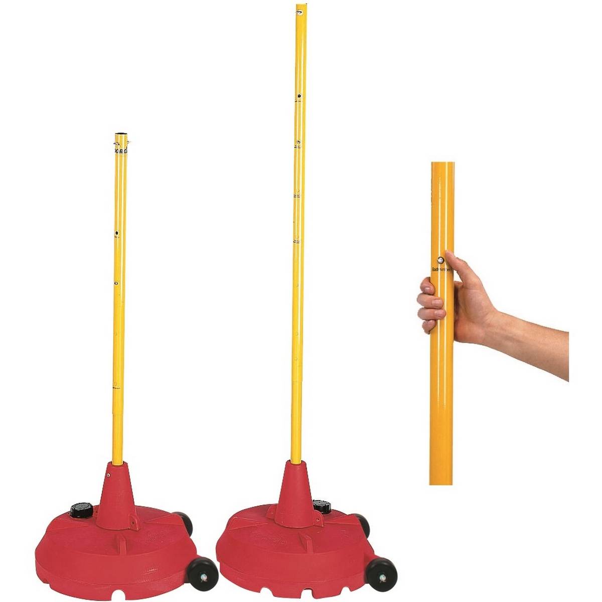Big Red Base Posts - Short Post 120-165cm