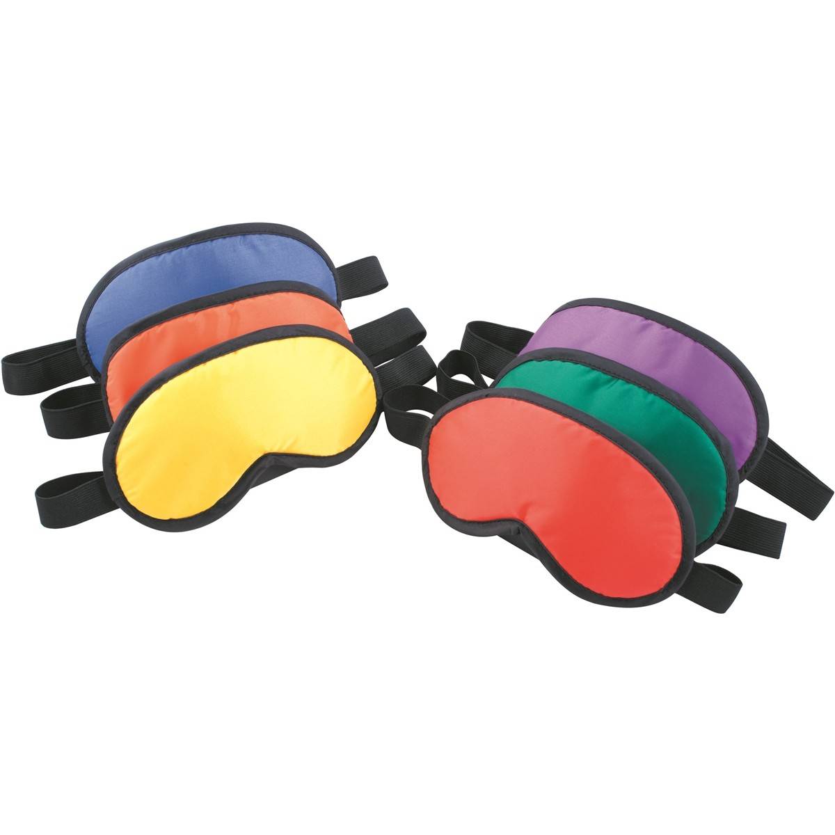Set of 6 Colored Blindfolds