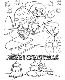 Colour in' Christmas Cards Pack 1