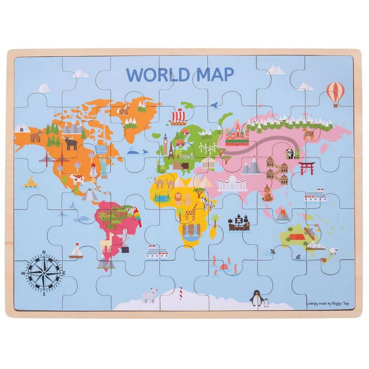 World Map Puzzle
