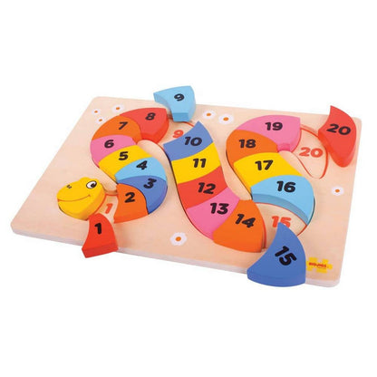 Snake Counting Puzzle