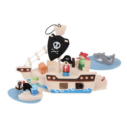 Mini Pirate Ship Playset