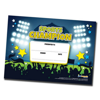 Sports Champion Certificates