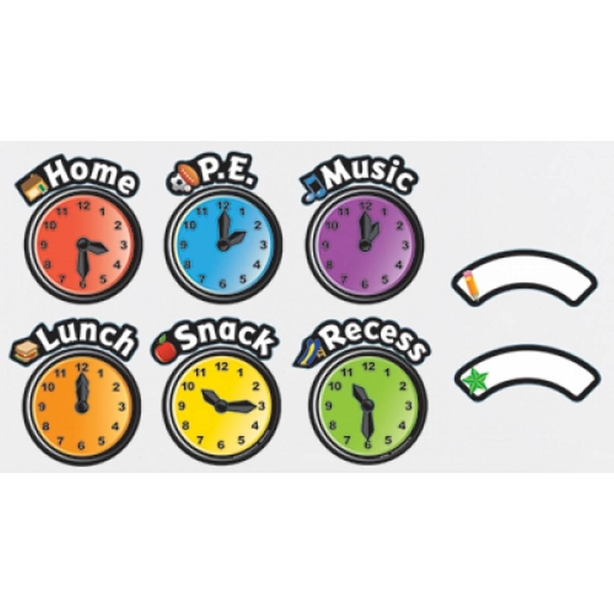 Magnetic Daily Schedule Clocks