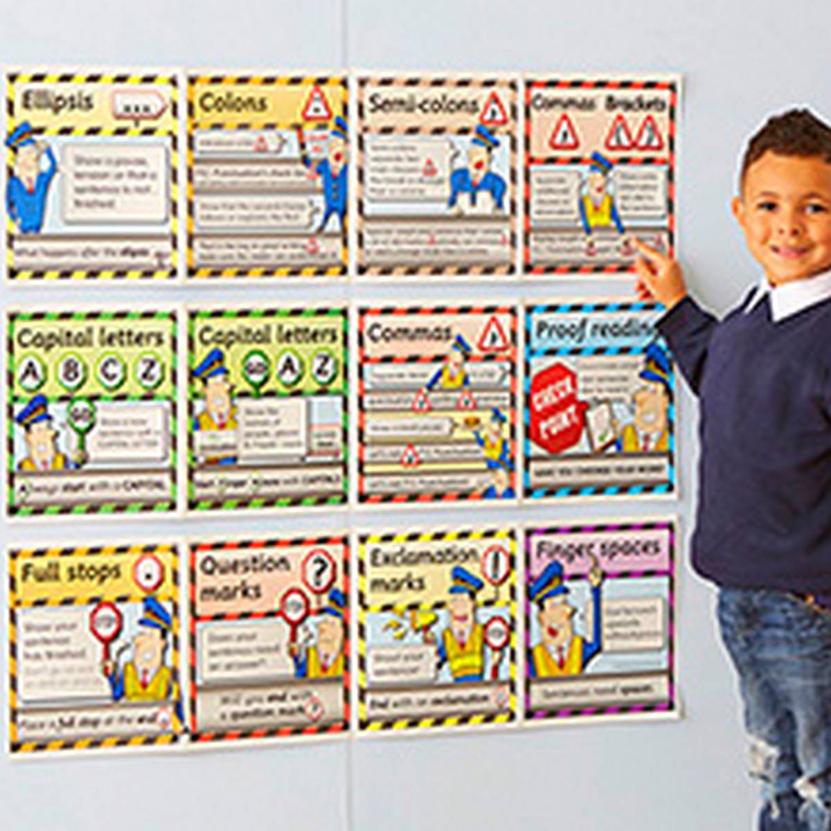 Punctuation Police Frieze